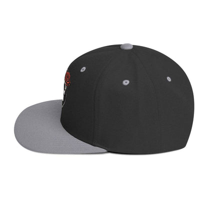 Snapback Skull and Rose Hat - DeathDrip Branding - DeRose Seasonal