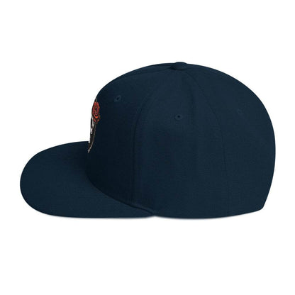 Snapback Skull and Rose Hat - DeathDrip Branding - DeRose Seasonal