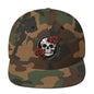 Snapback Skull and Rose Hat - DeathDrip Branding - DeRose Seasonal