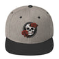 Snapback Skull and Rose Hat - DeathDrip Branding - DeRose Seasonal
