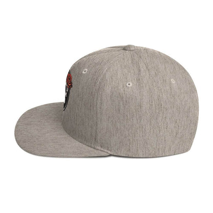 Snapback Skull and Rose Hat - DeathDrip Branding - DeRose Seasonal