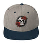 Snapback Skull and Rose Hat - DeathDrip Branding - DeRose Seasonal