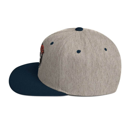 Snapback Skull and Rose Hat - DeathDrip Branding - DeRose Seasonal