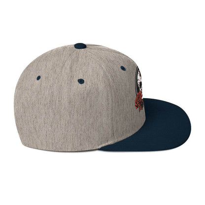 Snapback Skull and Rose Hat - DeathDrip Branding - DeRose Seasonal