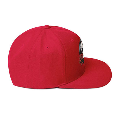 Snapback Skull and Rose Hat - DeathDrip Branding - DeRose Seasonal