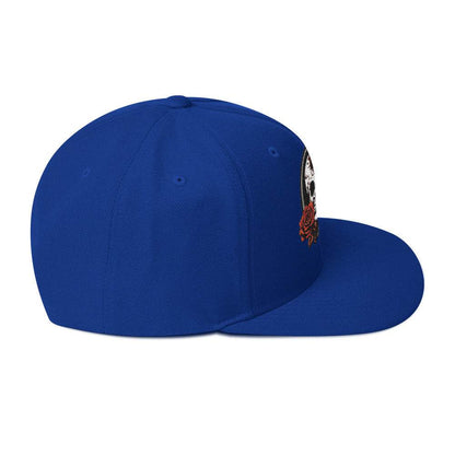 Snapback Skull and Rose Hat - DeathDrip Branding - DeRose Seasonal