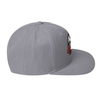 Snapback Skull and Rose Hat - DeathDrip Branding - DeRose Seasonal