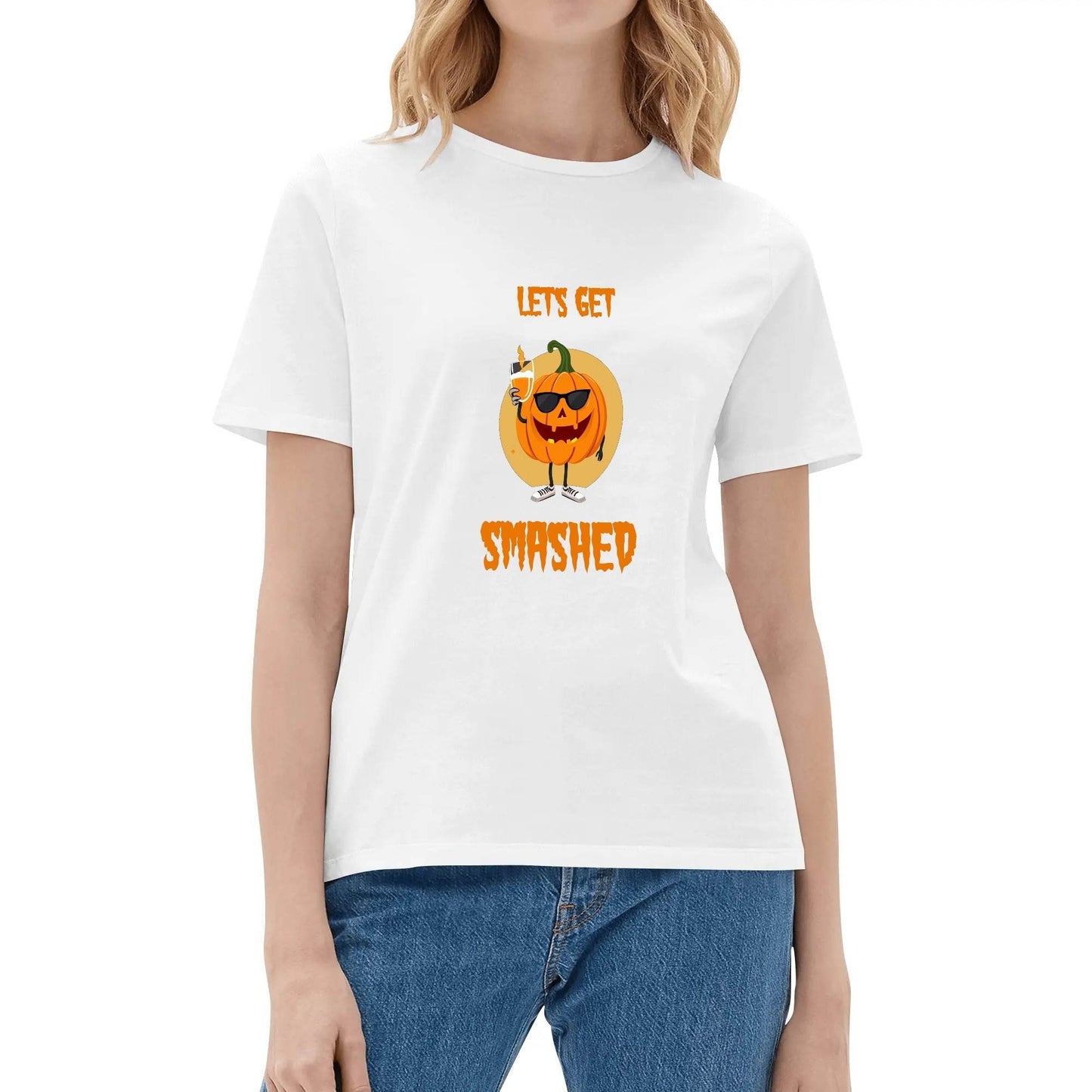 Let's Get Smashed Women's Cotton T-Shirt - DeRose Seasonal
