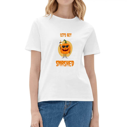 Let's Get Smashed Women's Cotton T-Shirt - DeRose Seasonal
